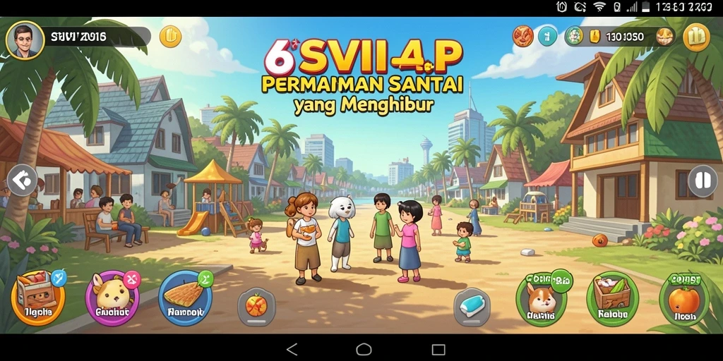 Gameplay menarik dengan tampilan penuh warna di 6SVIP.