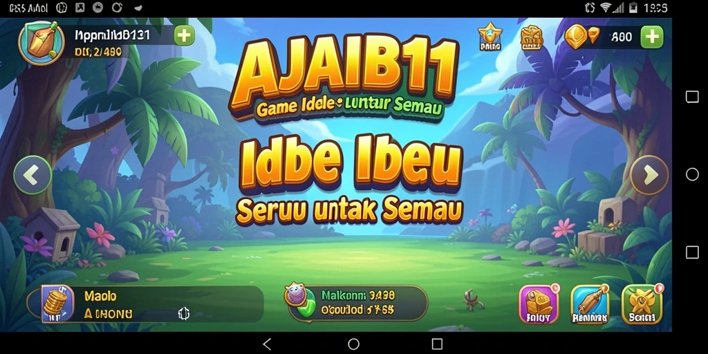 Tampilan permainan AJAIB11 dengan elemen Idle yang menarik.