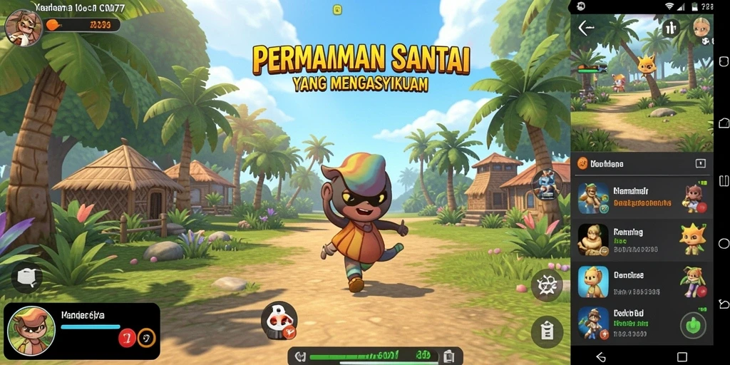 Gameplay menyenangkan C0077 dengan fitur interaktif.