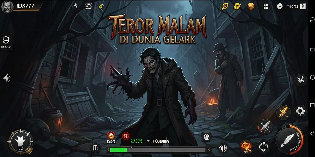Gameplay menegangkan di <strong>IDX777</strong> dengan suasana horor yang mencekam.