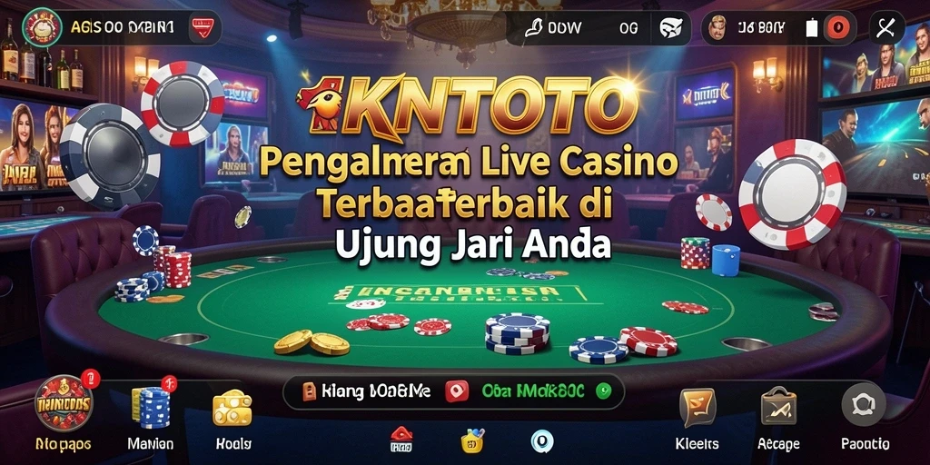 Skrinsut gameplay menarik Live Casino di IKNTOTO.