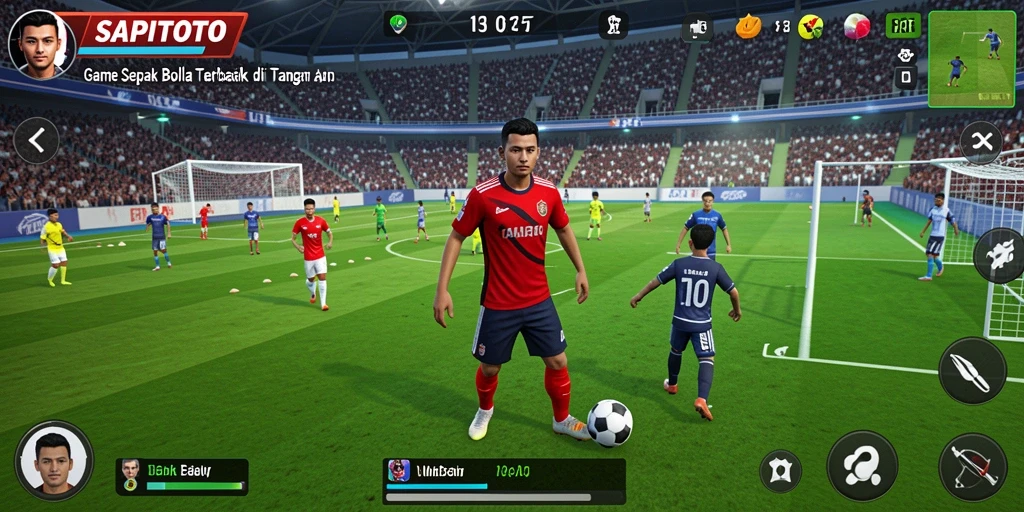 Tampilan gameplay SAPITOTO yang menarik dan mendebarkan saat bertanding.