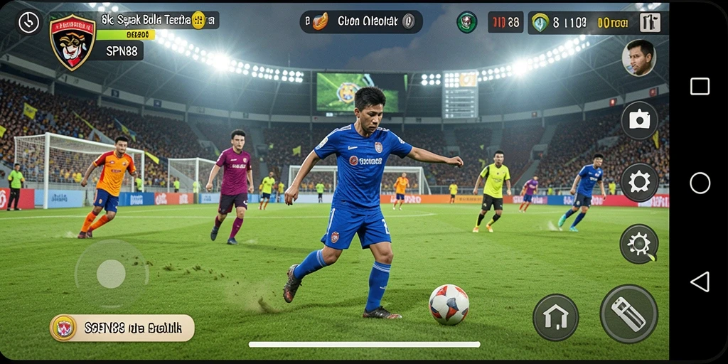 Screenshot gameplay SPN88 yang menampilkan aksi seru di lapangan.