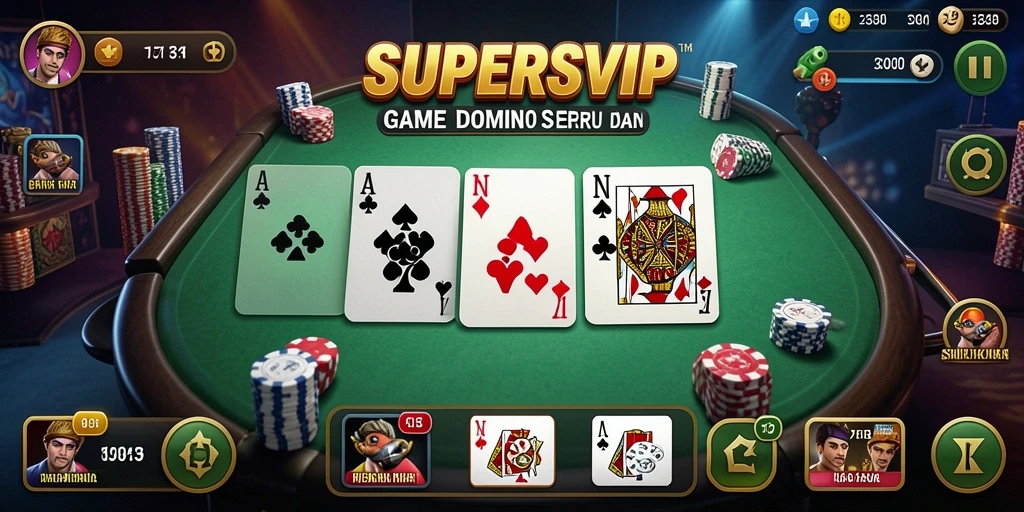 Gameplay seru dalam SUPERSVIP dengan grafik menarik dan interaksi pemain.